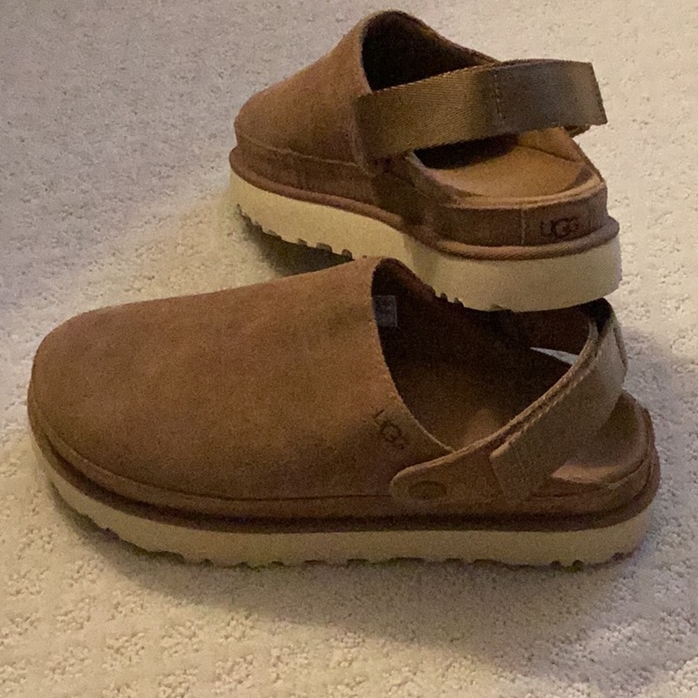 💥SALE💥 NWT UGG Goldenstar Suede Clogs, 10 - Picture 10 of 15